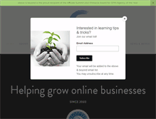 Tablet Screenshot of eboveandbeyond.com